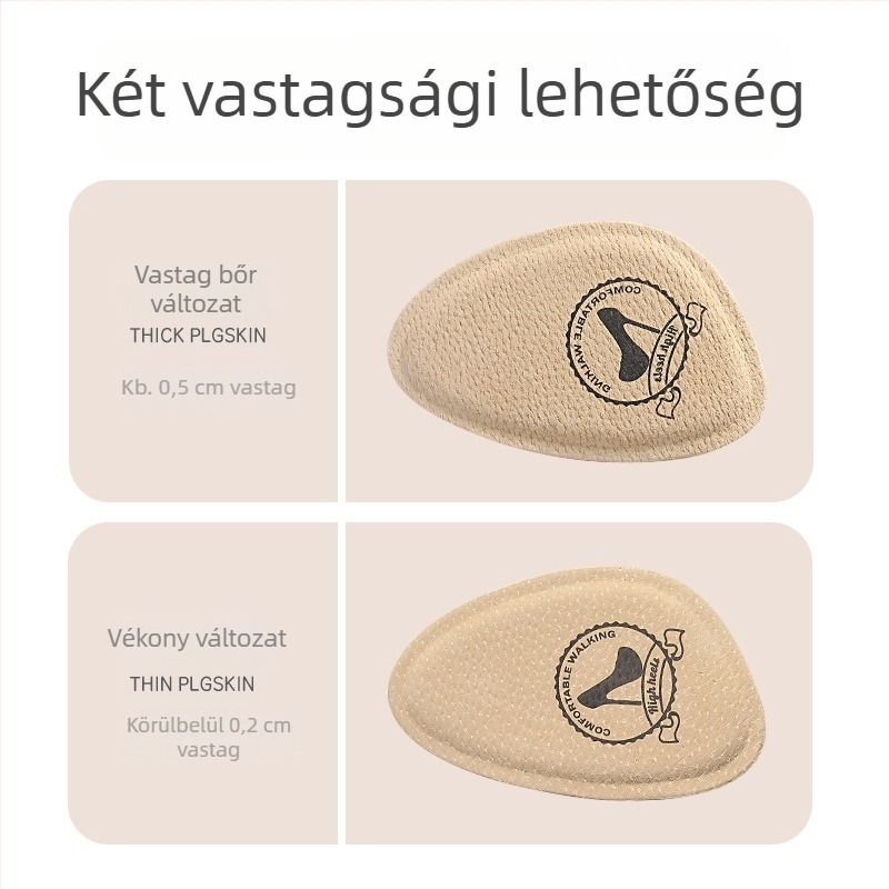 Disznó bőr elülső talptalp női magas sarkúhoz – fájdalom és fáradtság elleni, csúszásmentes