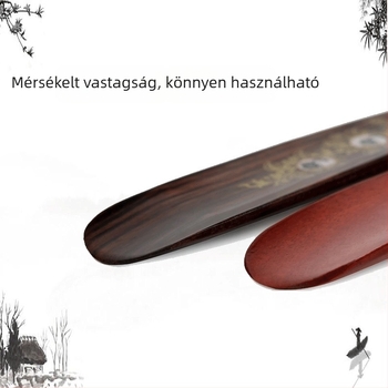 Wooden Shoe Horn - Bai Mu Xing, Solid Wood, Összes szezonban használható