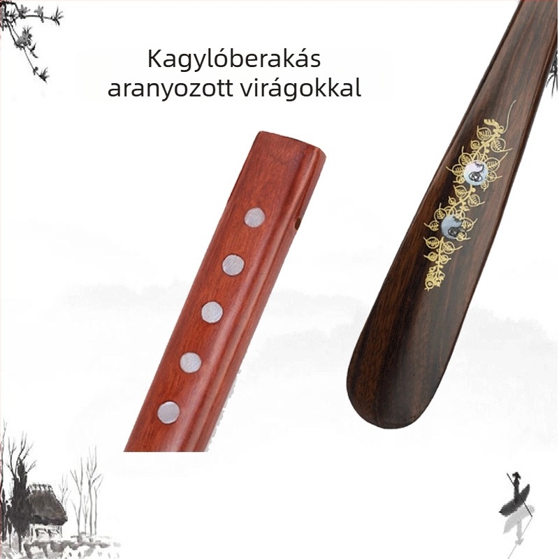 Wooden Shoe Horn - Bai Mu Xing, Solid Wood, Összes szezonban használható