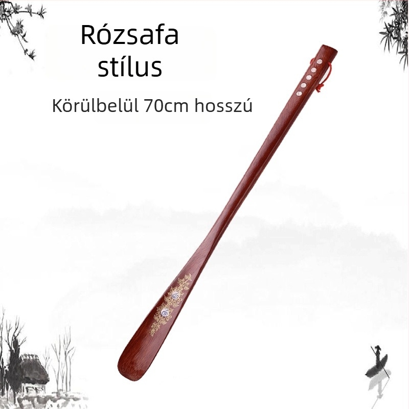 Wooden Shoe Horn - Bai Mu Xing, Solid Wood, Összes szezonban használható