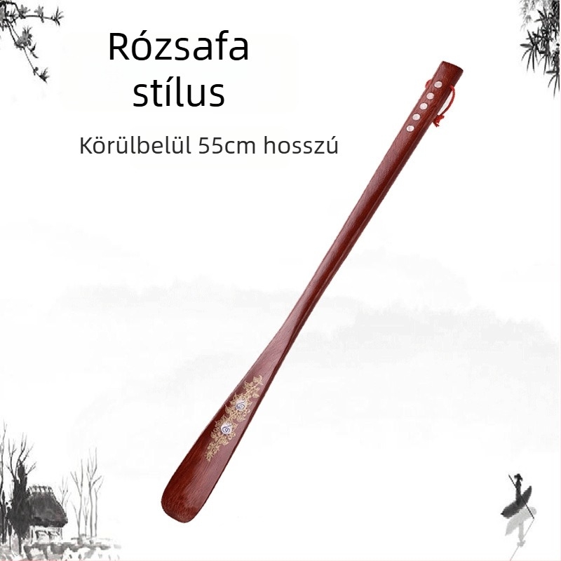 Wooden Shoe Horn - Bai Mu Xing, Solid Wood, Összes szezonban használható