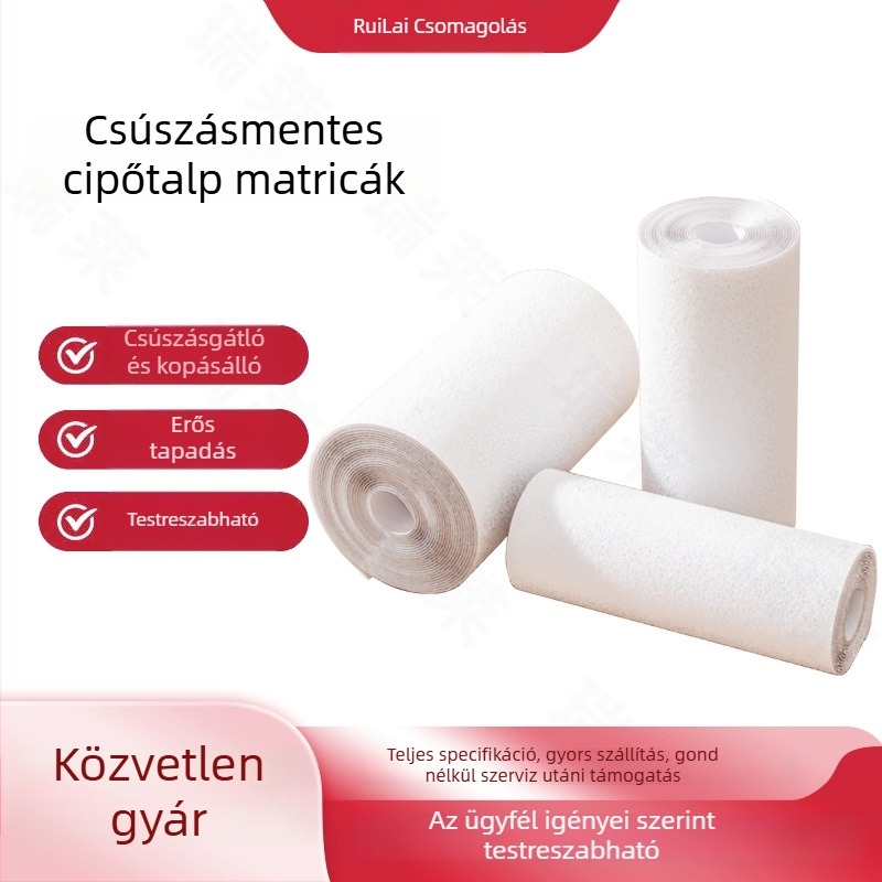 RL330105 Előre talpat védő csúszásmentes ragasztófilm – PEVA fólia cipőhöz, lapos és magas sarkú, kopásálló lychee mintázat