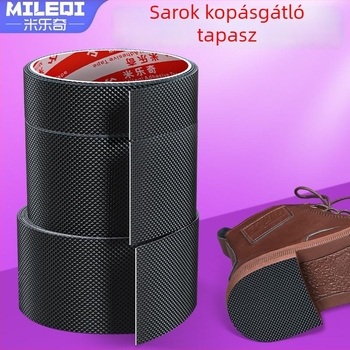 Öntapadó csúszásmentes gumicsík fürdőszobai padlóhoz, fekete hálós szövésű textúra, 5 m hosszú, szélesség 25/50/100 mm