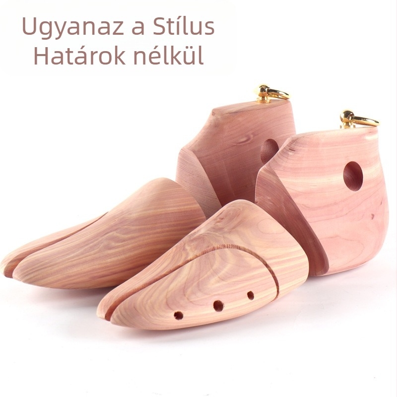 Mrs. Di Cedrusfa cipőforma – állítható rugós támasz, dezodoráló és gyűrődés elleni hatású, modell: cipőhosszabbító/forma