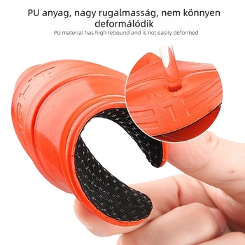 PU ívpad lapos lábhoz, szilikon csúszásmentes öntapadós sporttalpbetét, ütéscsillapító, félméret