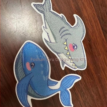 Fürdőszobai csúszásmentes öntapadós matrica, PE alap, 0.8 mm vastagság, vízálló, kopásálló, Rising Sun