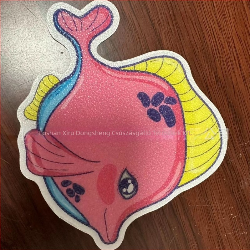 Fürdőszobai csúszásmentes öntapadós matrica, PE alap, 0.8 mm vastagság, vízálló, kopásálló, Rising Sun