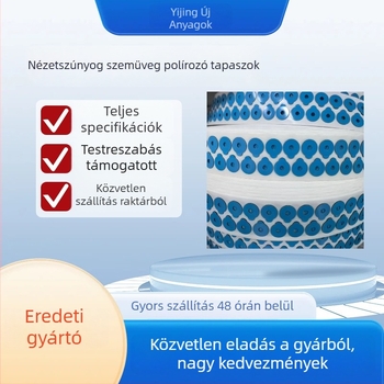 Szemüveghez való habos anti-slip ragasztó akril ragasztóval, buborékos alap, 0,8–0,9 mm vastagság, -20–80 °C tartomány