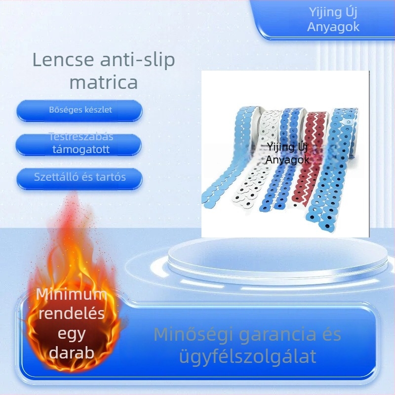 Szemüveghez való habos anti-slip ragasztó akril ragasztóval, buborékos alap, 0,8–0,9 mm vastagság, -20–80 °C tartomány