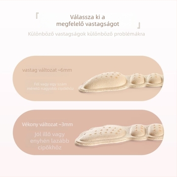 Magassarkúhoz készült sarokvédő talpbetét, csúszás és dörzsölés ellen, mindkét évszakban, Friendly márka