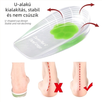 GÉL duál-színű, U-alakú sarokpárna, öntapadós félbetét, magasságot növelő talp