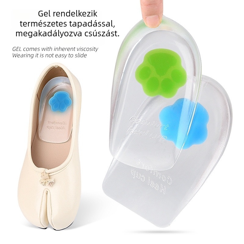 GÉL duál-színű, U-alakú sarokpárna, öntapadós félbetét, magasságot növelő talp