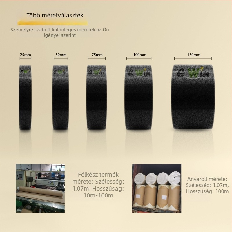 PVC csúszásmentes szalag lépcsőkhöz, vastagság 0,75–0,8 mm, hosszú távú -20–80°C, rövid távú 120°C, lépcsőkhöz alkalmas