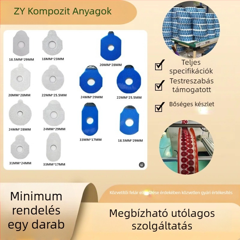 Szemüveg habos tapadócsíkok – kétoldalas, akrilragasztó, habos alap, vastagság 0.8–0.9 mm, -20°C–80°C