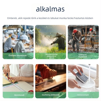 Kéz- és láb tapasz Aloe Vera és vazelin — megelőzi a száradást; Anyag: nem szövött textília; Vastagság: 0.12