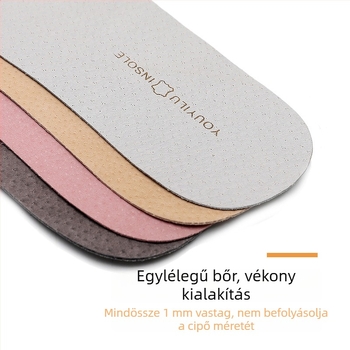 Vékony matt disznó bőr talpbetétek, csúszásmentesek, kényelmesek és lélegzők, uniszex, puha talp, izzadságot felszívó, száraz, öntapadós