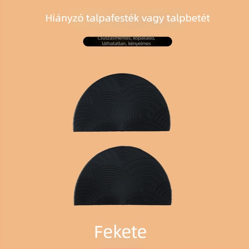 Teniszcipő sarka anti-slip matricák, kopásállóak, öntapadóak, gumiból, vastagított talpvédelmet
