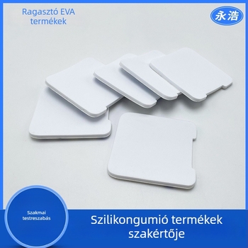 EVA hab lábpad – öntapadó, négyzet alakú, kétoldalas ragasztó, ütéscsillapító, csúszásmentes