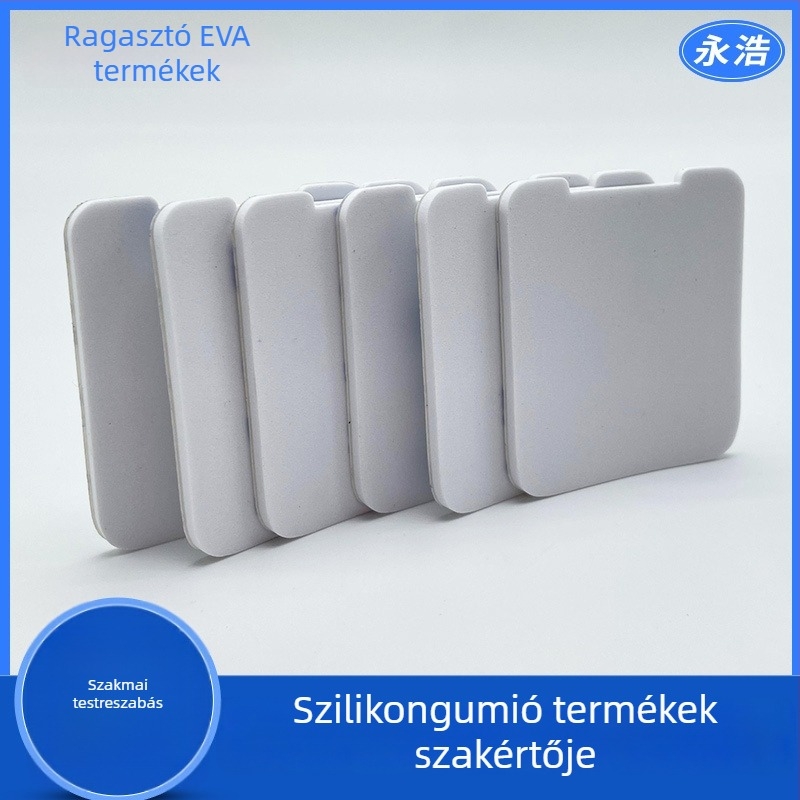 EVA hab lábpad – öntapadó, négyzet alakú, kétoldalas ragasztó, ütéscsillapító, csúszásmentes