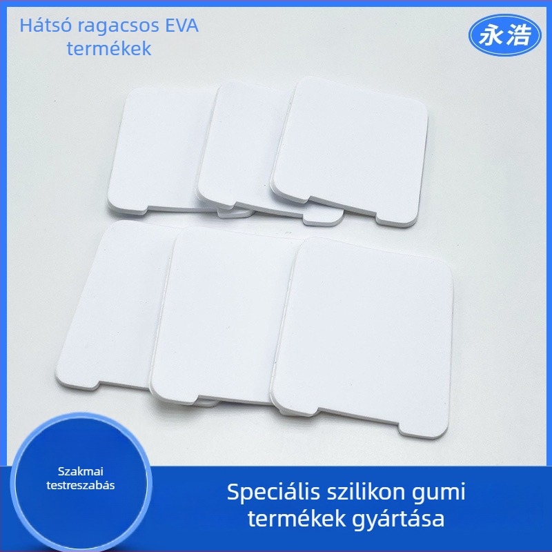 EVA hab lábpad – öntapadó, négyzet alakú, kétoldalas ragasztó, ütéscsillapító, csúszásmentes