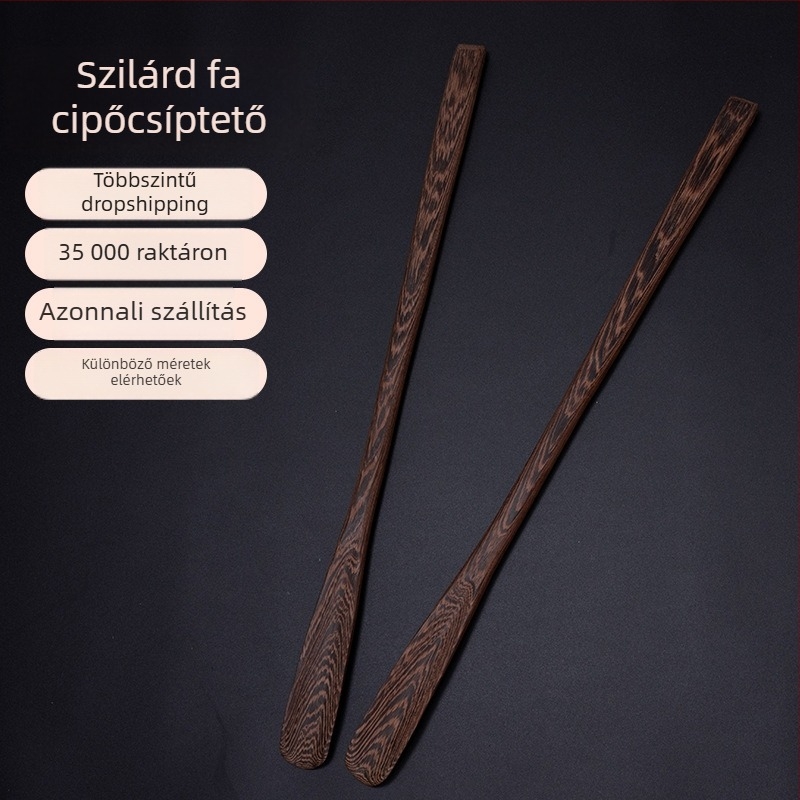 Mahagóniából készült cipőkanál - modern minimalista stílus, faanyag, márka Condensed flower