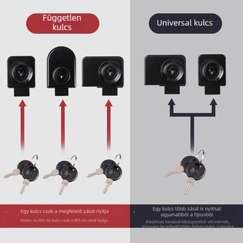 Üveges szekrényzár — modell 407/417; anyag: cinkötvözet; 5–8 mm-es üveghez illeszkedik; stílus: modern egyszerű