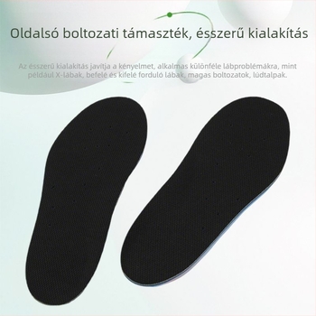TPU ortopéd talpbetét, uniszex, vastag, ütéscsillapító, légáteresztő, léggömbös párnás támasz boltozat számára, nyári cipőkhöz, modell B1902002