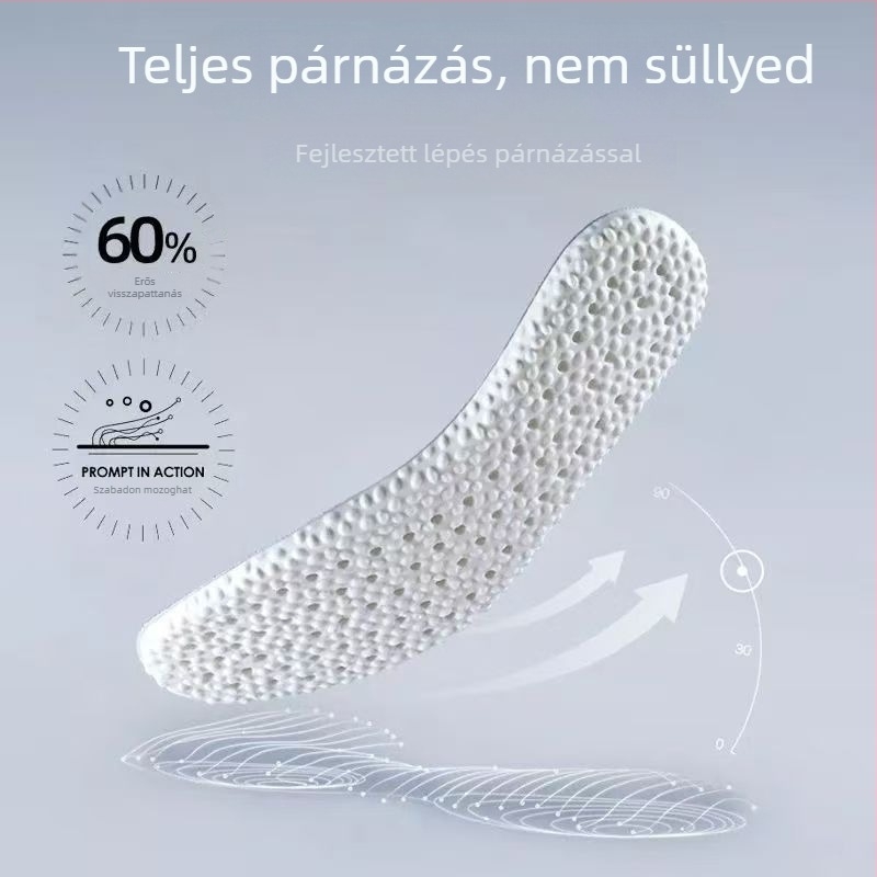Foot Clean sportcipő talpbetét memória funkcióval, teljes talpbetét, szagtalanító, nedvszívó, légáteresztő