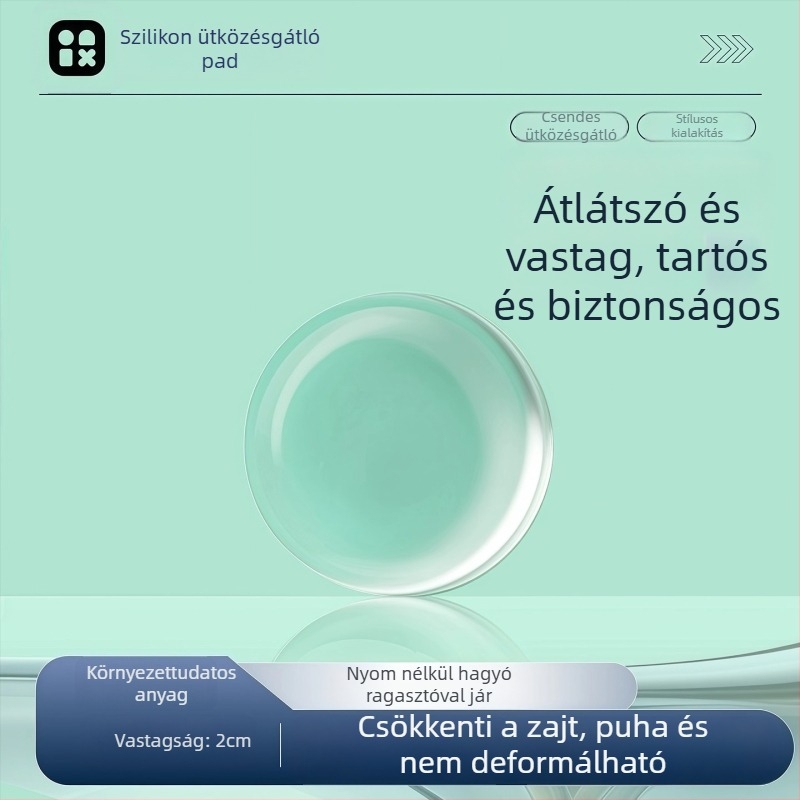 Szilikon csúszásmentes buffer szemcsék gardrobe ajtókhoz és WC-ülőkéhez – önragasztó, ütés- és zajcsökkentő, Yixing márka