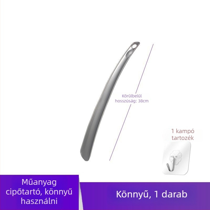 Masszív fa cipőhúzó hosszú fogantyúval, hosszított hossz, terhes nőknek és időseknek, otthoni használatra, márka Unique