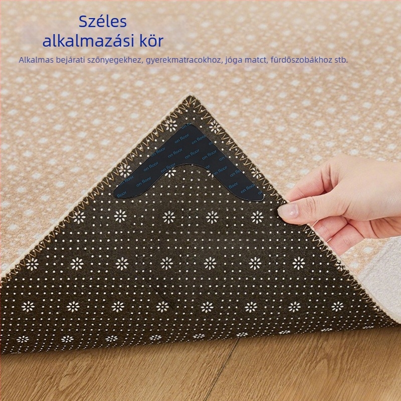 L alakú önragadós csúszásmentes alátétek bútorok és háztartási készülékekhez, PU+ragasztó