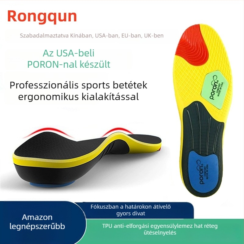 PU férfi sporttalpok – ütéscsillapítás, nedvszívó, teljes talp, modell Pu-6061
