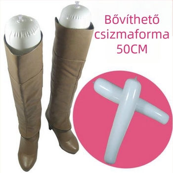 Felfújható PVC csizmatámasz, középmagas csővel, megvastagodott kialakítás