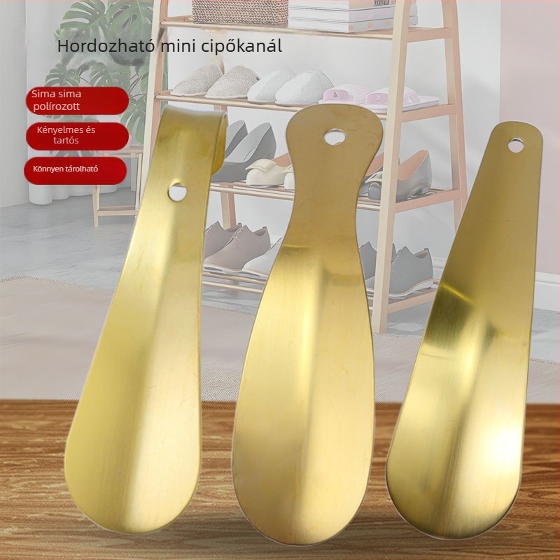Titánium bevonatú cipőhúzó — ergonikus segédeszköz idős vagy terhes nőknek, otthoni és kültéri használatra
