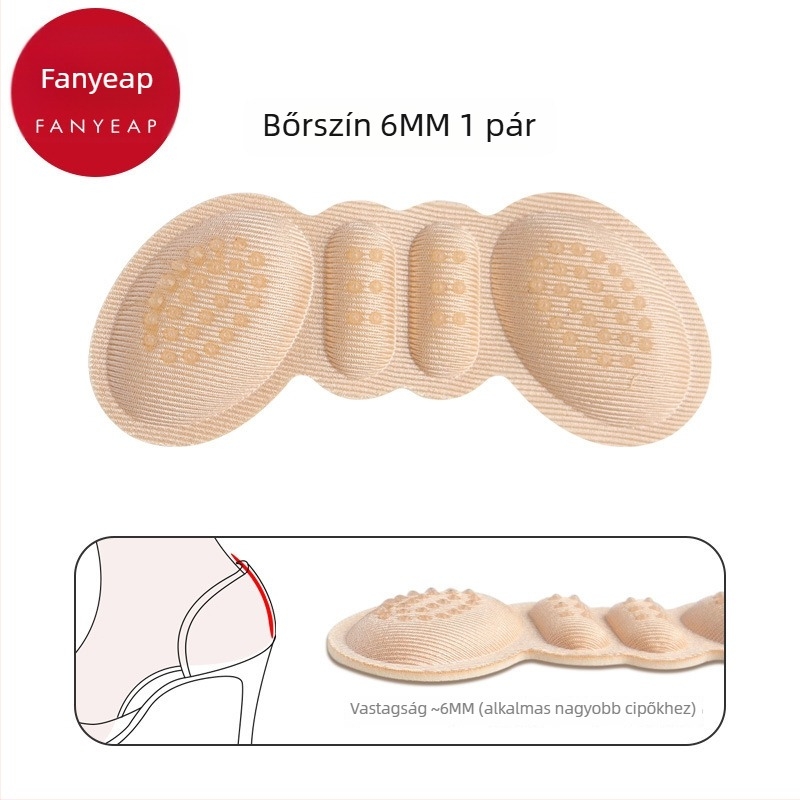 Fan yi Gb1R50 Pillangó alakú cipőmatrica – Kopásálló, Csúszásmentes, Esés elleni, Megvastított félméret