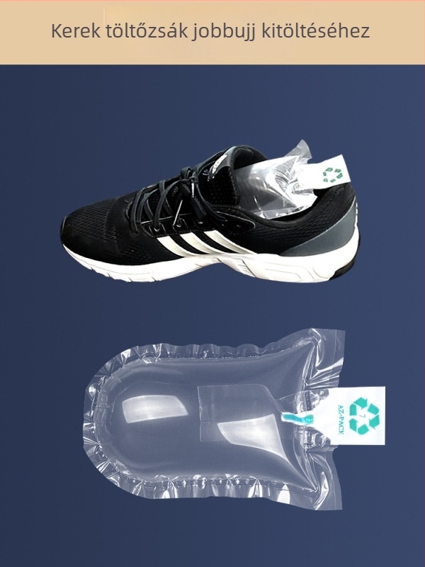 Cipőtágító töltőzsákok — megerősített stílus, hagyományos stílus és új megerősített modell; Mennyiségek: 100, 1000, 5000, 10000 db
