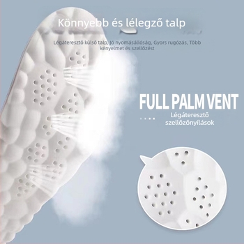 Férfi sporttalpbetét teljes párnázással, antibakteriális, dezodoráló, nedvszívó és légáteresztő