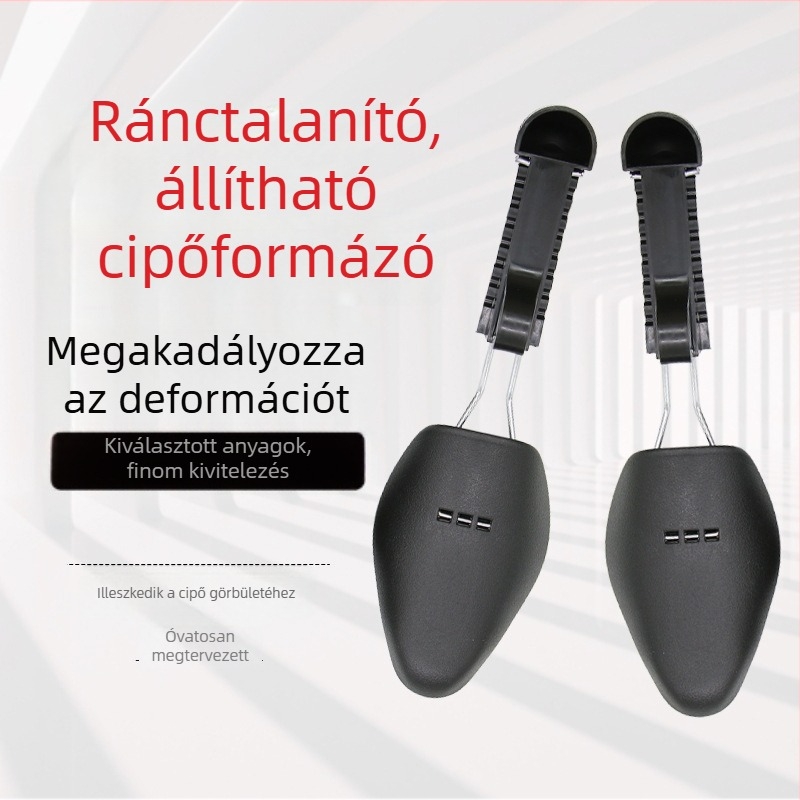Állítható műanyag cipőexpander – cipőtámasz, deformáció elleni védelem, munkacipőkhöz, egész évben