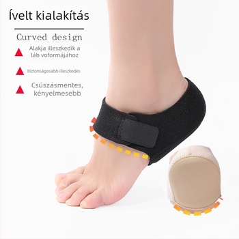 Ortopéd saroktalpbetét gélvédővel, nyomtatott mintával, modell 003, termékkód: heel cushion 003