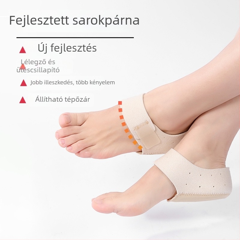 Ortopéd saroktalpbetét gélvédővel, nyomtatott mintával, modell 003, termékkód: heel cushion 003