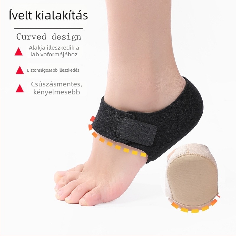 Ortopéd saroktalpbetét gélvédővel, nyomtatott mintával, modell 003, termékkód: heel cushion 003