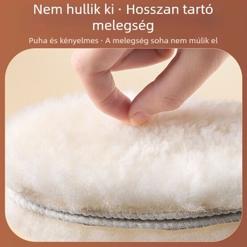 TPE talpbetét bőr-szőr integrációval, vastagított meleghez, dombornyomott mintázat, YM9, tavaszi használatra