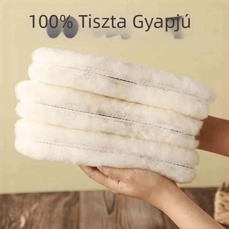 TPE talpbetét bőr-szőr integrációval, vastagított meleghez, dombornyomott mintázat, YM9, tavaszi használatra