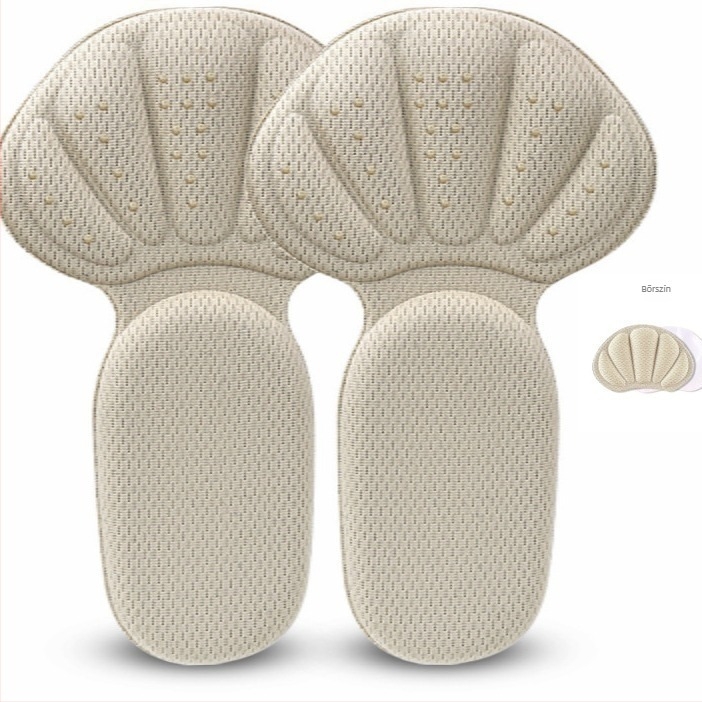 Két az egyben sarkoldali párna és sarokfogó készlet anti-slip géllel, kopásálló, megvastagított, állítható és vágó (Termékkód: Heel Grip Set-1; Sportcipőkhöz, bőrcipőkhöz, csizmákhoz, textile cipőkhöz; Márka: Footwear Collection; Minden évszak)