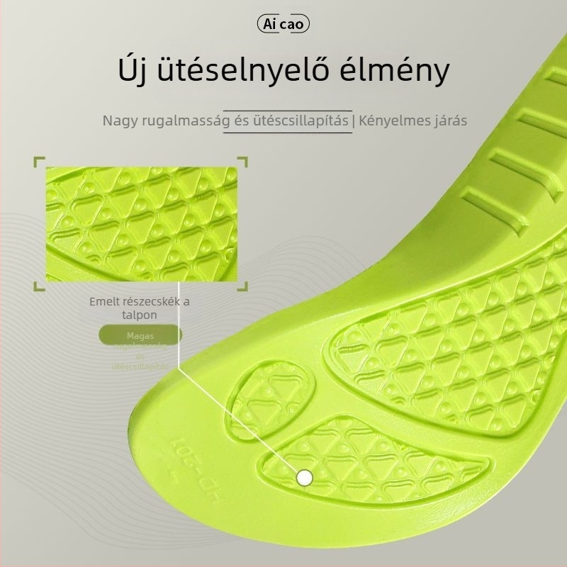 PU talpbetét textile cipőkhöz dezodoráló funkcióval, uniszex, tavaszra
