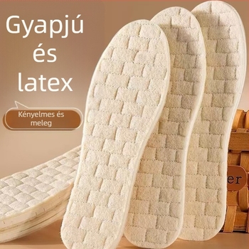 Gyapjú talpbetétek minden évszakokra, uniszex, kompatibilis különböző típusú cipőkkel