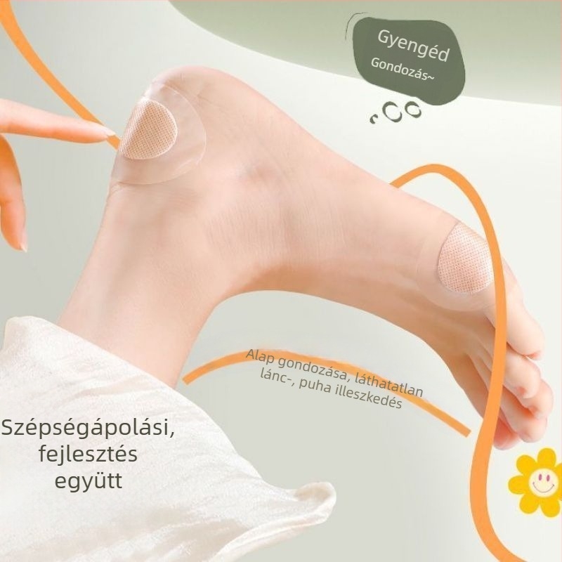 Átlátszó hidrogél talptapaszok – anti-súrlódás, ultra vékony, többszörös rétegezésű, nőknek, casual cipőkhöz