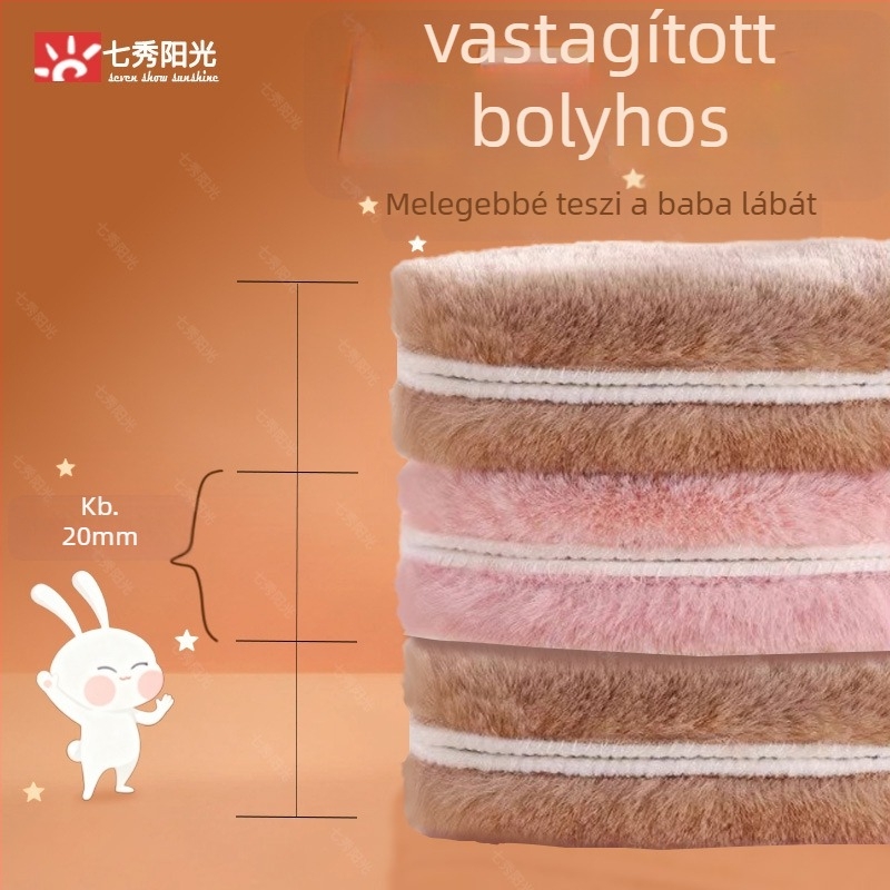 Gyerekek téli talpabetét – műnyúlszőrrel, meleg, nedvességelvezető és lélegző, uniszex, alkalmas sportcipőkhöz, bakancsokhoz, mindennapi és munkacipőkhöz