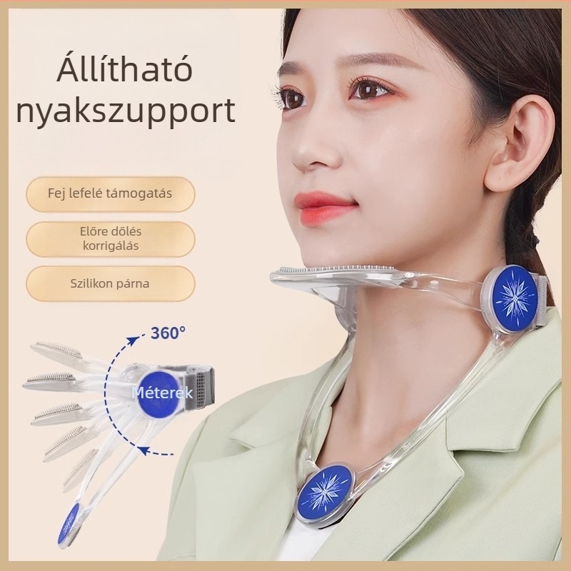 Állítható nyakmerevítő, PC+TPU, 2. generáció