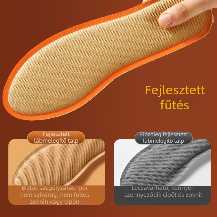 Unisex önmelegedő talptapaszok télre, univerzális modell, állandó hőmérsékletű melegítés, mugwort talpmelegítők sétához